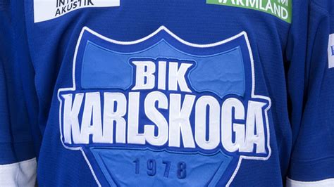 BIK Karlskoga ny matchtröja. Foto